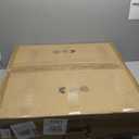 Glam Crystal Chandelier 24 Inch Ring Chandeliers with Remote Dimmable LED Light Adjustable Hanging Lights Luxury Ceiling Pendant Lighting Fixtures for Living Dining Bedroom Foyer Black Light