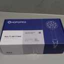 HOPOPRO 7-Setting Handheld Shower Head with Built-in Power Wash, Polished ABS Chrome, 71-Inch Stainless Steel Hose, 360 Rotatable Brass Overhead Bracket, Anti-Leakage Teflon Tape