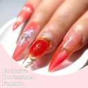 Senvenski Jelly Pink Gel Nail Polish Kit - Nude Pink Translucent Colors with Milky Sheer Finish | Vegan UV/LED Nail Art Kit Gift for Women Manicure Salon DIY(CS2-014)