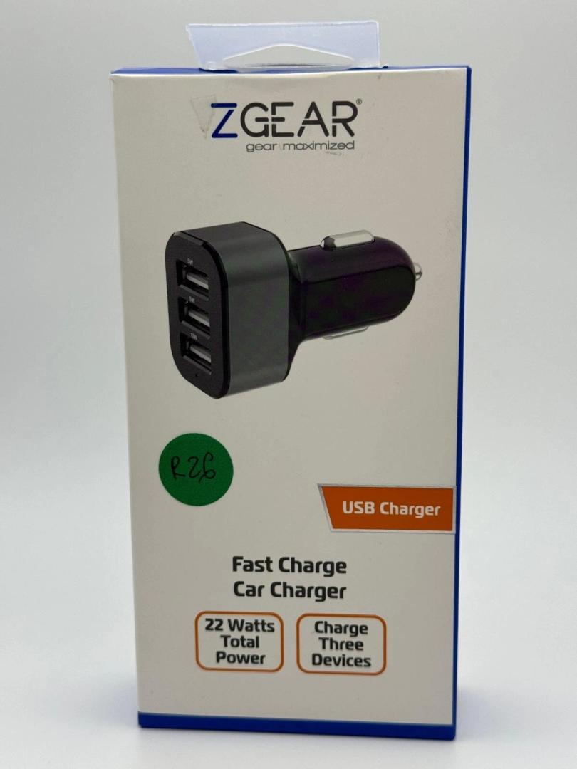 ZGear Fast Charge Car Charger USB