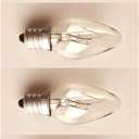 Clear Night Light Bulb Replacement Bulbs 5W 120V - 4 CT