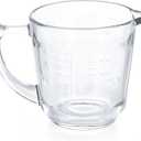 Left Handed Glass Measuring Cups for Left Hand People(2-Cup, 500 ml)