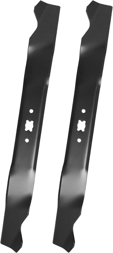 942-0741A 942-0741 Mulching Blade, Compatible with 21" Deck Mower Troy Bilt M TD Cub Cad et TB130 TB240 TB160 TB230 TB115, Replace 742-0741A 742-0741, 2 Pack