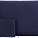 MOSISO Laptop Case 16 inch, 15-15.6 inch Laptop Sleeve Bag Compatible with MacBook Pro 16 inch, HP, Acer, Dell, Lenovo, ASUS Notebook, Neoprene Computer Sleeve Bag with Small Case, Navy Blue