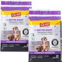 Glad for Pets Day to Night Activated Carbon Puppy Training Pads, Odor Control Disposable Dog Pads with Adhesive and Wall Protection, Leak Proof and Super Absorbent, 30 x 36 Inch, 24 Count - 2 Pack