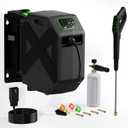 Wall Mounted Pressure Washer, 5200 PSI 3.6 GPM Electric Pressure Washer, Power Washer with 100FT Retractable Hose, GFCI Power Cord, Foam Cannon, 5-Nozzles for Car, Garage, Fence, Patio