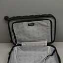 NINETYGO Carry On Luggage 22x14x9 Airline Approved, 20 Inch Luggage with Smooth Spinner Wheels, Expandable, Hard Shell PC Suitcase, Lightweight Travel Luggage, TSA Approved (Black, Rhine Max)