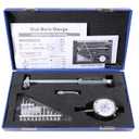 Accusize Industrial Tools 2-6 inch by 0.0001'' Dial Bore Gauge Set, 6'' Stem Length, Ee20-1006