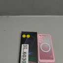 Hekodonk for Galaxy S26 Plus Case Magnetic,[Compatible with Magsafe][Built-in Tempered Glass Screen Protector] [Glitter Card] Full Body Bling Case for Samsung Galaxy S26 Plus,Pink, 2 Pack