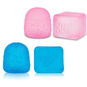 Stress Cube Squishy Balls - Collectible Fudge Candy- Soft Sensory Fidget Toy - (Set of 2) - Slow Rising Stress Balls Stretchy Fidget Fudge Cube for Anxiety Stress Relief