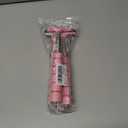 3 x Car Rearview Mirror Wiper, Retractable Auto Glass Squeegee, Water Cleaner with Telescopic Long Rod, Portable Cleaning Tool for All Vehicles, Universal Automotive Accessories (Pink)