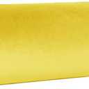 Tinbolunce Neck Roll Pillowcases with Zipper - Full Moon Bolster/Round Cylinder Pillow Case Covers for Bedroom, Living Room, Sofa - Solid Color Neck Cervical Pillowcase Cover 18 x 6 (Yellow)