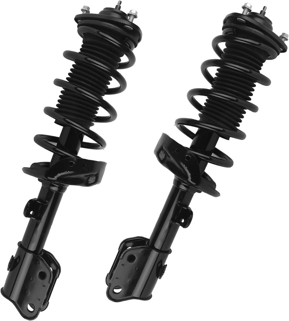 KUSATEC Front Pair Complete Struts Shock Absorber fit for Honda Odyssey 2008-2010, 172542 172541 Left/Right Struts with Coil Spring Assemblies