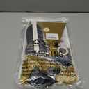 Graduation Decorations 2026, Black Gold Party Decor with Congrats Grad, Class of 2026 Banner Balloons Foil Curtains Backdrop Paper Fans for University College Senior High School Prom Graduate