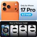 TAURI for iPhone 17 Pro Case, Compatible with MagSafe, (Full Camera Protection) Camera Control Cover Solid-Color Matte Magnetic Phone Case for 17 Pro 6.3", Orange