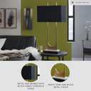 Signature Design by Ashley Malana 33" Contemporary Metal Table Lamp with Marble Base, Black & Brass