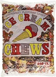 Albert's Chews Ice Cream 240 Piece Bag (Pack of 2)