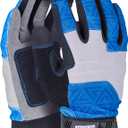 Women's Performance Gloves, Synthetic Leather Palm, Touchscreen-Compatible (Medium, Blue)