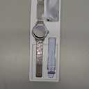 Smart Watches for Women, 1.106" AMOLED Small Screen Smartwatch Answer/Make Call for Android iOS Phones, IP68 Waterproof Fitness Activity Tracker with Heart Rate Sleep Monitor SpO2, Silver