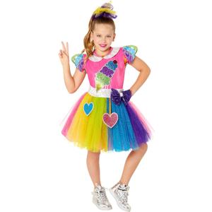 Rubies Child's Xomg Pop! Ice Cream Girl Costume Dress & Scrunchies (Medium)