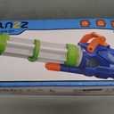 Gatling Electric Water Gun, 1500cc Squirt Water Pistol Toy Powerful Water Blaster 50-55 Feet Range, Automatic Super Water Soaker for Kids Summer Outdoor Swimming Pool Beach Party,Blue