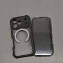 CENHUFO Magnetic Privacy for iPhone 17 Pro Max Case [Compatible with Magsafe] Full Body Phone Case Built-in 9H Tempered Glass Privacy Screen Protector, Camera Protection Shockproof Cover - Grey