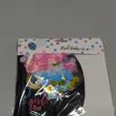 BLOOMWIN Black Gender Reveal Balloons 36 inch with Heart Confetti, Baby Boy and Girl Large Foil Balloons, Boy or Girl Gender Reveal Decorations Kit Baby Shower Pink and Blue (Black 1pc)