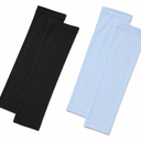Sunscreen Shawl Sleeves, 2 pcs, Black and Blue