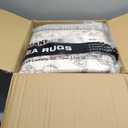 Washable Area Rugs for Living Room - 9x12 Neutral Vintage Distressed Floral Farmhouse Boho Large Soft Floor Rug Indoor Non Slip Carpet for Bedroom Dining Room Office - Brown/Multi