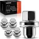 A-Premium M14-1.50 Wheel Lug Nuts Compatible with Land Rover Range Rover Sport Discovery LR3 LR4 Front and Rear 5-PC Set
