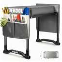 Dekool Garden Kneeler and Seat with Upgraded Wide & 3" Thick Kneeling Pad, Heavy Duty Garden Stool with 2 Large Tool Bags, Portable Bench for Planting, Weeding, Gardening Gifts for Women, Men, Seniors