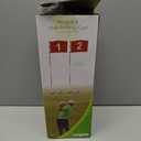 KINGTOP Golf Flagstick 6ft, Portable Five-Section Design for Backyard Practice Putting Green, Driving Range Golf Pin Flag Hole Cup Set, Gift Idea (Basic- Red- 2 Pack)