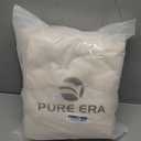 PURE ERA Jersey Knit 4pc Bed Sheet Set 100% T-Shirt Cotton Super Soft Comfy Breathable Fits Mattress Up to 20" Extra Deep Pocket (Solid Creamy White, Queen)