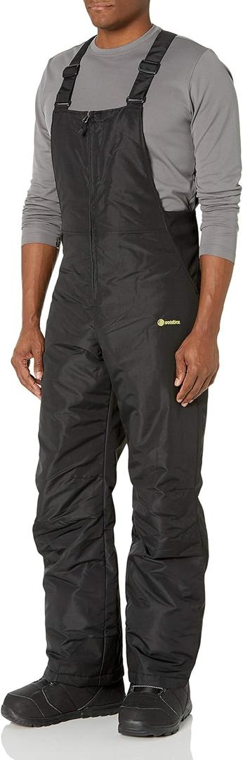 Solstice Apparel Men's Snow Bib, Black, Medium