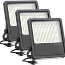 AIKVSXER 36000Lm LED Stadium Flood Lights 1500W Equivalent Commercial Area Lighting 6000K IP65 Waterproof Arena Lights LED Work Light for Courts Gym Sport Fields 2Packs