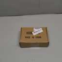 HUIMEIJU Colored Glass Butterfly Pattern Small Night Light, Tiffany Glass Night Light (Pink)