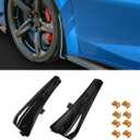 Extended Front Splash Guards Mud Flaps,ABS Plastic Wheels Rock Guards Mudflap Fender Mudguard Mud Guards Protector Accessories for Corvette C8 Z06 2023+ for C8 E-Ray 2024+