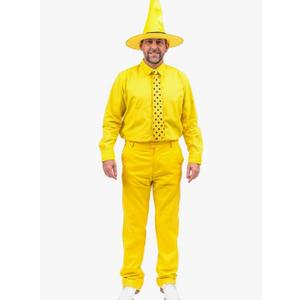 Curious Monkey Man in The Yellow Hat Costume Halloween Costume Cosplay Size XXL