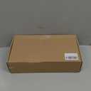 Black Exterior Front Door Handle With Reversible Lever - Classic Entry Handle for Right or Left Handed Doors, No Lock, Matte Black