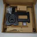 Amazon Basics Full Motion Articulating TV Wall Mount, with Swivel and Tilt, for 26" to 55" TVs and Flat Panels up to 80 Lbs, VESA Compatible, Black