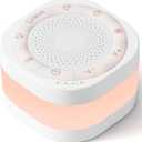 Glocusent White Noise Sound Machine with 44 Soothing Sounds 12 Colors Night Light Noise Machine for Baby Kids & Adults Sleep Machines, Sound Therapy for Home, Travel, Registry Gift