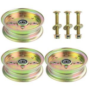 3 Pack 589766102 Husqvarna Idler Pulley Replaces 539132728 589766101 539112196 539103258 539103257 539128101 for Husqvarna 48" 54" Z246 RZ4623 RZ46I Z248F MZ54 MZ61 MZ6128 RZ4824F Tractors, A13 3x539132728