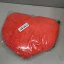 Cute Plush Red Heart Pillow Cushion Toy Throw Pillows Gift for Friends/Children/Girls/Dogs on Valentine's Day Fit for Living/Bed/Dining/Sofa/Cars, 13.8 X 12.6 Inch (Red)