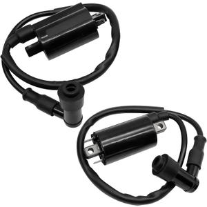2PCS Ignition Coil Fit for Kawasaki Mule 3010 4010 2510 2500 2520 3000 3020 4000 4010 KAF 620 650 FD620D FD611V FD661D FD440V FD501D FD501V VN 800 Vulcan Coil Replace 21121-2083 21121-2064