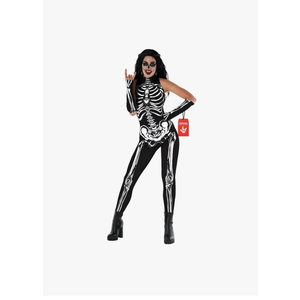 Morph Skeleton Costume Women, Skeleton Bodysuit Women, Womens Halloween Costumes 2025, Size Small