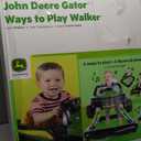 Bright Starts John Deere 4-in-1 Gator Green Baby Activity Center & Push Walker with Removable Interactive Steering Wheel Toy, 6 Months and up
