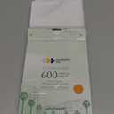 CALIFORNIA DESIGN DEN Luxuriously Soft Hotel Quality 600 Thread Count, 100% Cotton Set of 2 Cases, Crisp & Cool White Standard Pillow Cases Fits Standard & Queen Pillows (Bright White)