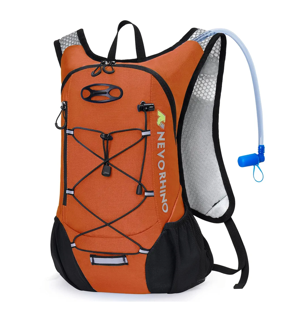 Lightweight Hydration Backpack, Running Backpack with 2L Water Bladder, Hydro Water Daypack for Cycling Hiking Rave for Men Women