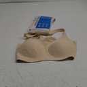 Wirarpa Women's Cotton Underwear High Waisted Ladies Panties Full Coverage Briefs 4 Pack  (XX-Large, Beige - Set 17) + 1 Piece Beige Bra XXL