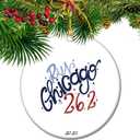 Chicago Marathon 2025 Finisher's Ornament - 26.2 Mile Commemorative Keepsake, Race Day Memorial Gift for Runners